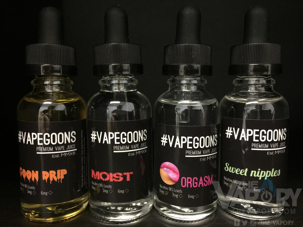 Vapegoons ejuice Moist Orgasm Sweet Nipples Goon Drip thevaporyPOS Vapegoons ejuice Moist Orgasm Sweet Nipples Goon Drip thevaporyPOS